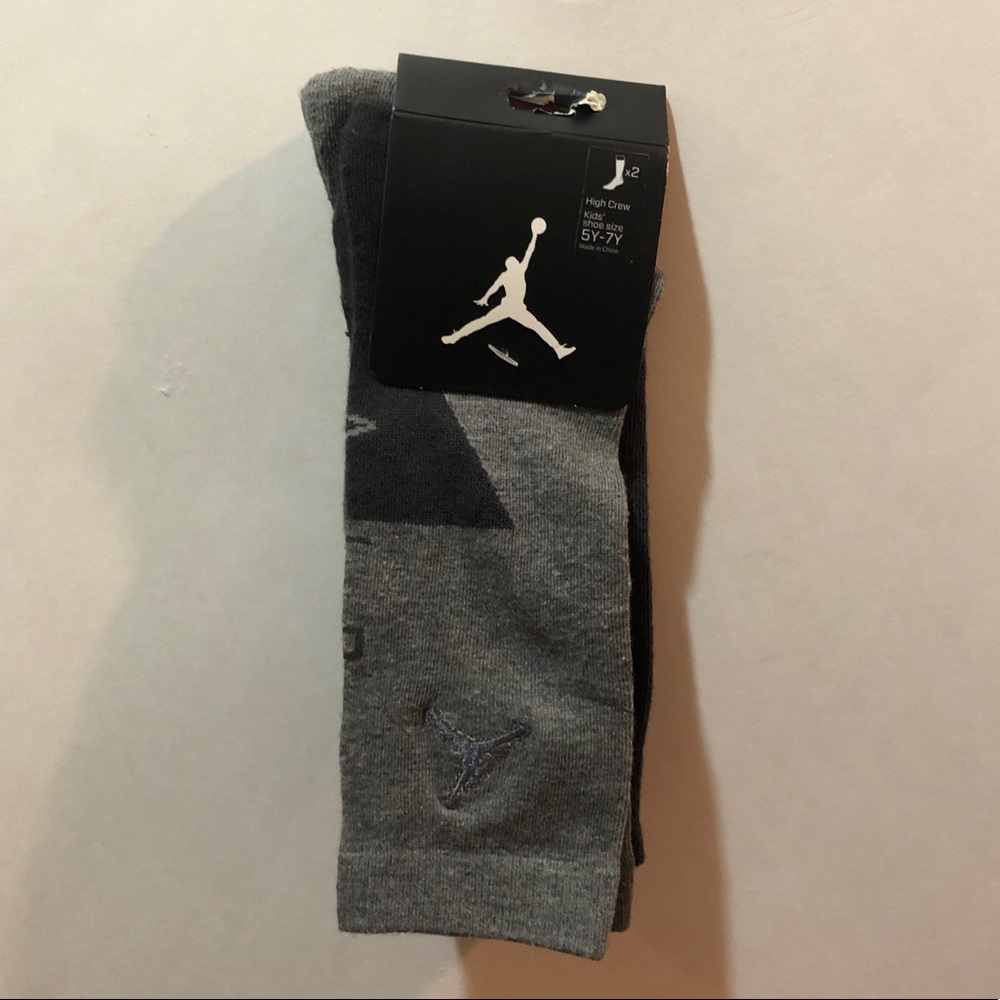 Jordan Kids, High Crew Socks, 2 Pack, 5Y-7Y